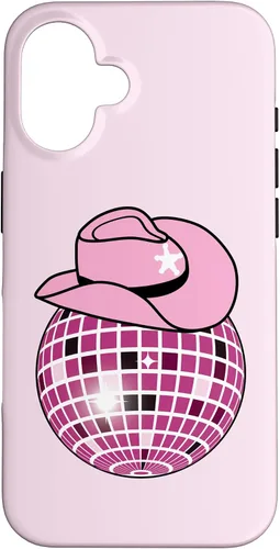Vista 32 de Cowboy Hat Disco Ball Pink Cowgirl Case for iPhone 17
