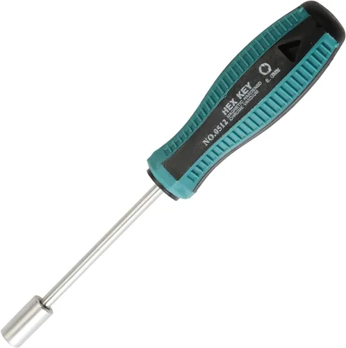 Vista 10 de Utoolmart Destornillador de llave de vaso de 0.118 in, destornillador de tuerca hexagonal, destornillador de llave de tuerca hexagonal de acero