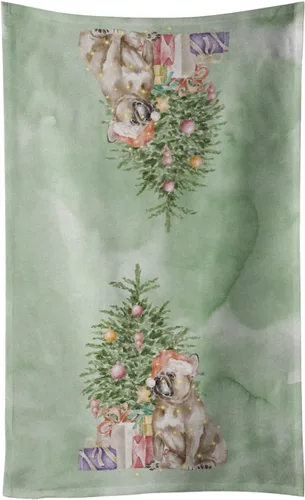 Vista 55 de Caroline's Treasures Toalla de cocina Christmas English Bulldog #2, 15 X 28, multicolor