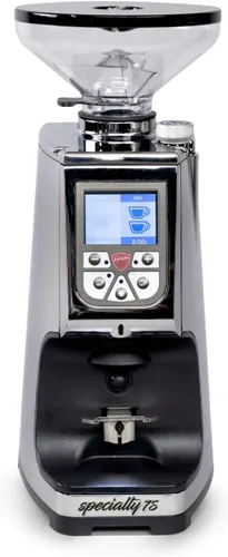 Vista 6 de Eureka Atom Specialty 75 - Molinillo de café expreso comercial, tolva corta, rebabas planas de 2.953 in, tecnología silenciosa, dosificación Negro
