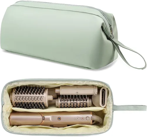 Vista 8 de Bolsa de viaje para herramientas para el cabello, compatible con Dyson Shark Flexstyle portátil, funda para secador de pelo, alisadores, rizadores
