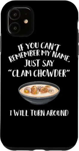 Vista 6 de Ropa para iPhone 12 mini almejas Chowder, increíble funda divertida con diseño de amante de los Chowders