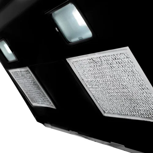 Vista 5 de ZLINE - Horno microondas de convección en acero inoxidable negro con mango tradicional y sensor de cocción