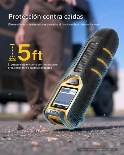 Vista 9 de Inateck Escáner de Código de Barras Inalámbrico, Escáner de Código de Barras Bluetooth Portátil con Pantalla, Escáner de Código de Barras 1D 2D QR