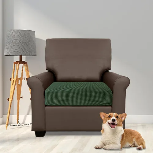 Vista 2 de UNBBRRL Fundas de cojín de asiento para sofá, elásticas, funda de cojín individual para sofá, fundas de cojín para sofá, fundas de héroe protegen