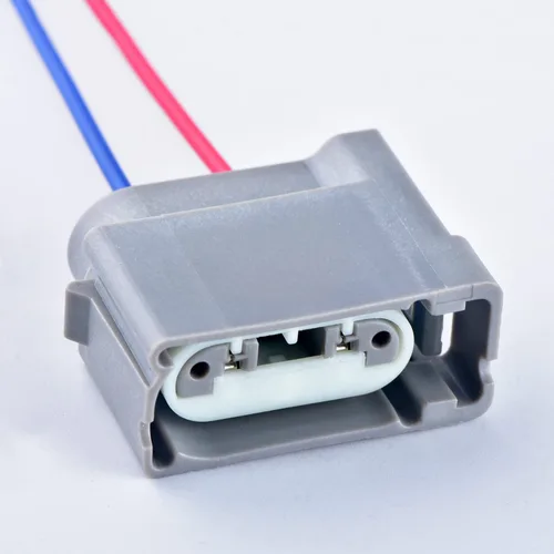Vista 3 de Conector impermeable automático de 2 pines para Ford Focus Mondeo GM Buick Opel Cadillac Lincoln Jeep Faro intermitente luz trasera Plug (gris)