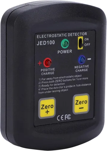 Vista 5 de Detector de campo electrostático, Medidor de campo de electricidad estática de prueba eléctrica superficial, Medición de prueba de electricidad