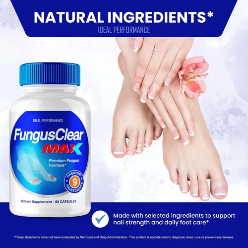 Vista 6 de IDEAL PERFORMANCE (3 unidades) Pastillas para uñas de los pies Hongus Clear Max (180 cápsulas)