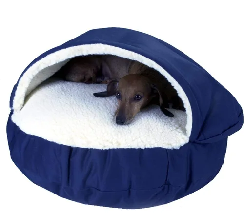 Vista 11 de Snoozer Cama Ortopédica de Lujo Estilo Cueva para Mascotas, Pequeña, Antracita For small sized pets, Removable washable cover, Calming covered dog