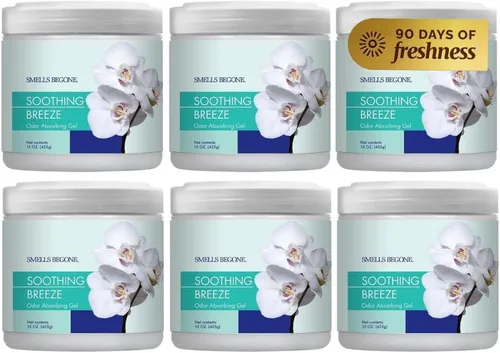 Vista 12 de SMELLS BEGONE Eliminador de olores de gel de 15 onzas – Absorbe y elimina los olores difíciles en áreas de mascotas, baños, sótanos, garaje