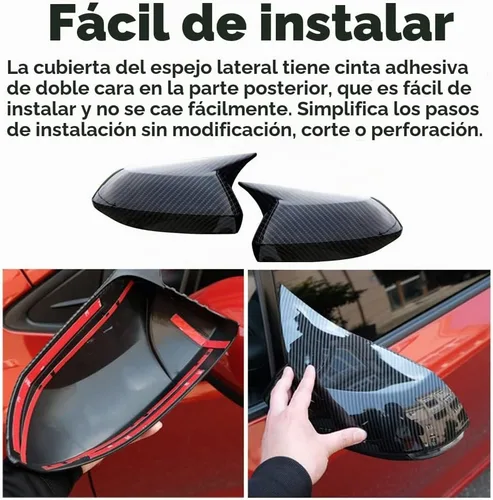 Vista 2 de Cubierta de protección de espejo retrovisor ABS, carcasa de moldura de puerta lateral, accesorios de decoración exterior para Toyota Corolla 2020
