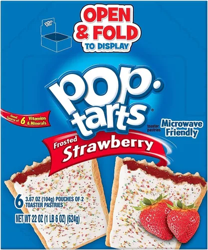 Vista 4 de Kellogg's Pop-Tarts Frosted Strawberry - 2 CT