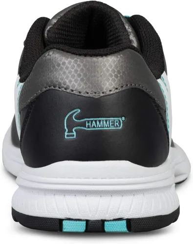 Vista 5 de KR Strikeforce Hammer Vixen - Zapatos de bolos para mujer color negro y menta