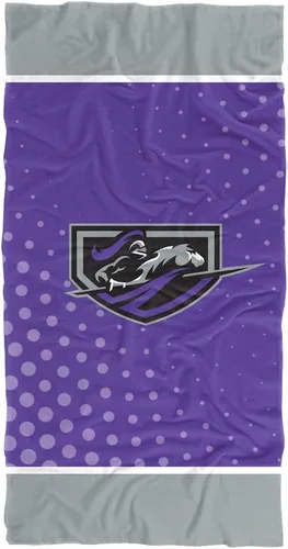 Vista 136 de LOGOVISION Manta Abilene Christian University, 30x60 Logo Dots CottonFront/PolyBackBeachTowel