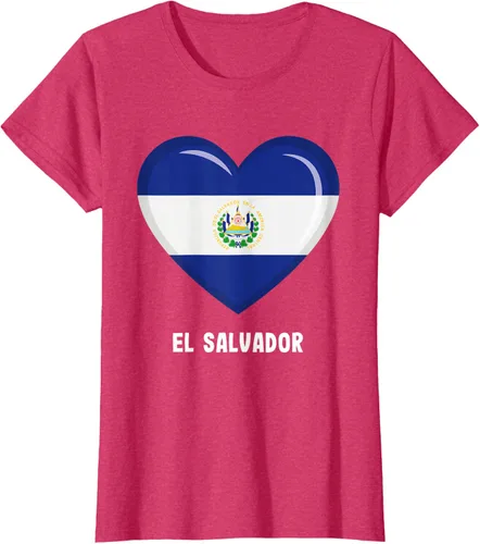 Vista 12 de Camiseta Bandera de El Salvador Camiseta salvadoreña
