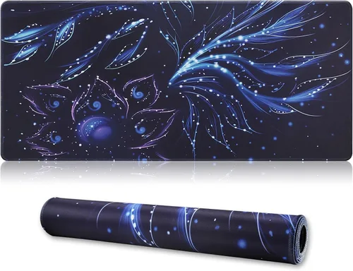 Vista 16 de Alfombrilla de Ratón para Juegos XL 27.5x11.8 Pulgadas Alfombrilla de Ratón para Juegos Grande Profesional y Alfombrilla de Ratón