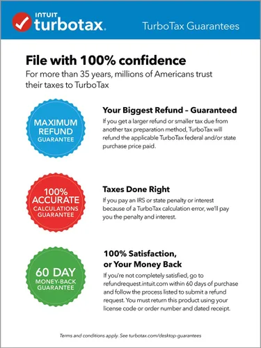 Vista 5 de TurboTax Deluxe 2022 Software fiscal de lujo, devolución de impuestos federales, [Exclusivo de Amazon] [Descarga de PC/MAC]