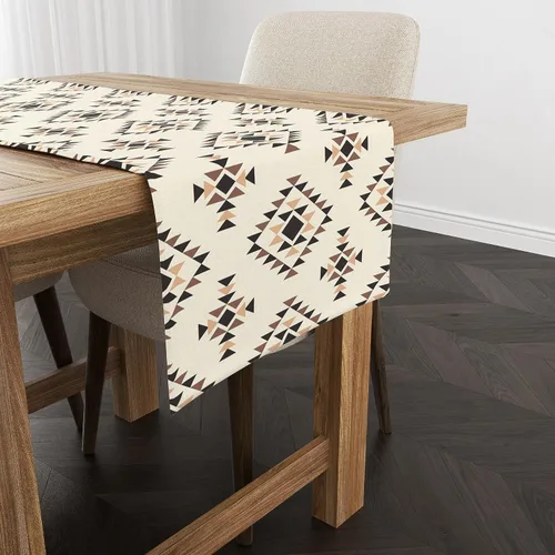 Vista 44 de YCness Camino de mesa con estampado de vaca, piel de vaca marrón, estilo occidental, decoración de casa de campo para el hogar, cocina, comedor, 13