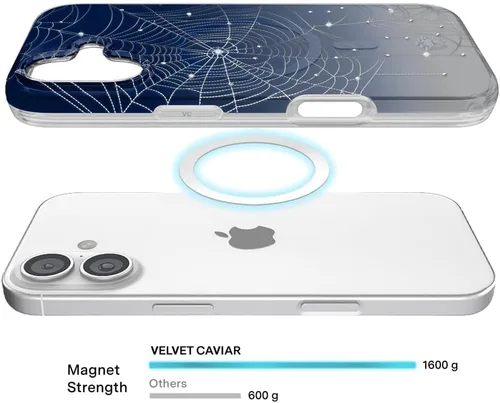 Vista 999 de VELVET CAVIAR Funda para iPhone 15, compatible con MagSafe, probada contra caídas de 10 pies, fundas protectoras de diseño, leopardo color rosa