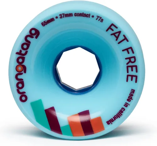Vista 2 de Orangatang Fat Free 2.559 in Freeride Longboard Skateboard Ruedas (juego de 4)