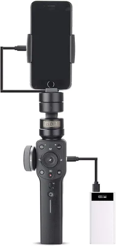 Vista 3 de Zhiyun Smooth 4 estabilizador de cardán para teléfono inteligente, iPhone, Android, teléfono celular, 3 ejes, cardán de mano para vlogging, YouTube
