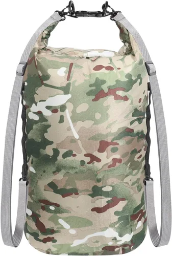 Vista 10 de Bolsas secas impermeables, pequeñas y ligeras con correa para tabla de remo, kayak, pesca, camping, senderismo (3L)