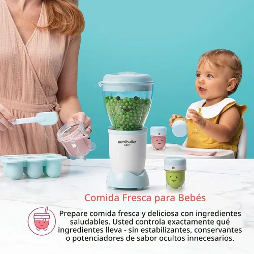 Vista 3 de Nutribullet Baby - El sistema completo de preparación de alimentos para bebés