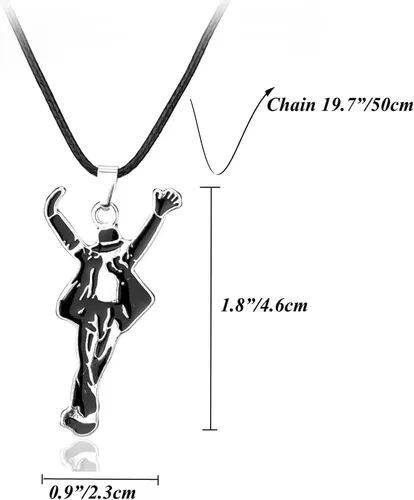Vista 2 de Collar colgante para fanáticos, hombres y mujeres, joyería conmemorativa, collares, Zinc, Diamantes de imitación