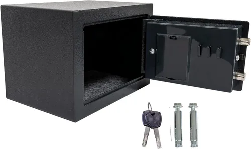 Vista 5 de Amig - Caja fuerte con código - Caja fuerte superpuesta - Acero - Pequeño camuflaje - Ideal para el hogar - Protección del dinero y joyas de valor