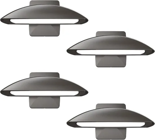Vista 10 de Luz de inundación LED para exteriores con fotocélula del anochecer al amanecer, luz de seguridad al aire libre de 120 W, para jardines, patios