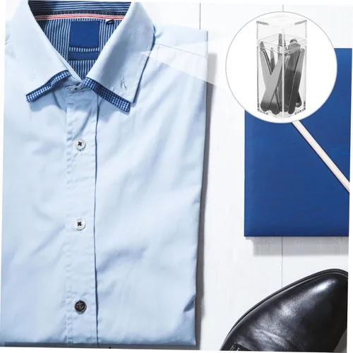 Vista 8 de SHOWERORO 40 piezas de camisas para hombre, bolsa de basura, pantalones, ropa para mujer, camisa para hombre, soportes para camisas para hombres