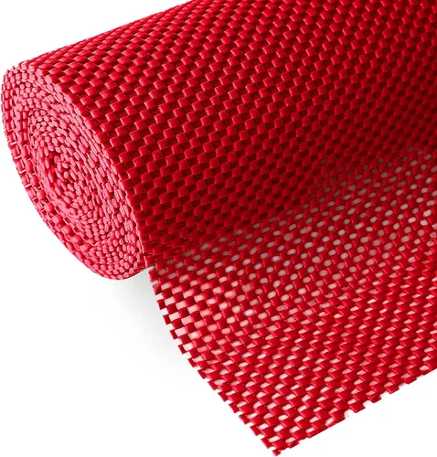 Vista 13 de Revestimiento para estantes y cajones para armarios de cocina, no adhesivo, antideslizante, duradero, fuerte, limpio, tamaño largo, 12 pulgadas x 10