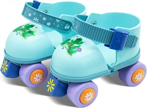 Vista 11 de Kids Roller Skate for Girls Boys Ages 2-5 Years Old, Adjustable Toddler Rollerskates, Children Beginner Roller Skate RS209