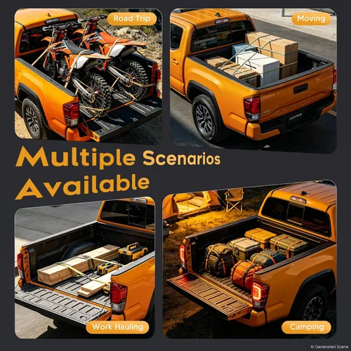 Vista 8 de Ajuste personalizado para anclajes de amarre, Tacoma Tundra Gladiator, camioneta, camioneta, riel de cama, tacos de amarre de caja de camión