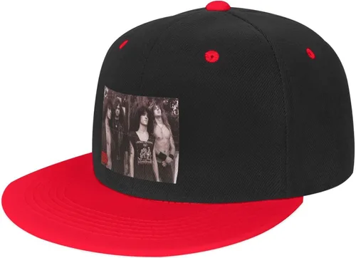 Vista 2 de LICIAS Morbid Music and Angel - Sombrero de estilo hip hop para adultos, de ala plana, para hombre y mujer
