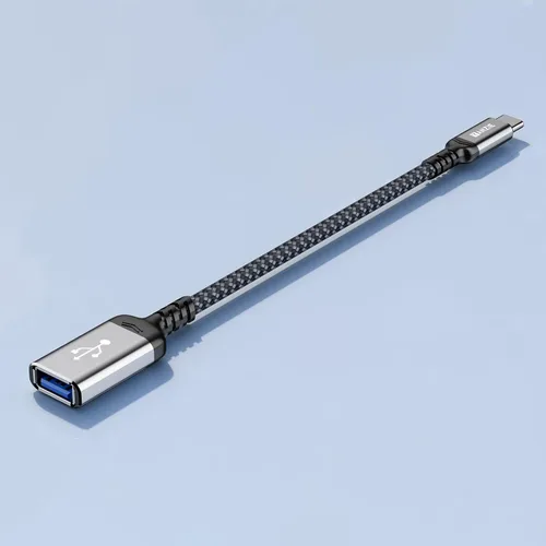 Vista 6 de YANZIE Adaptador USB C macho a USB A hembra, paquete de 2, convertidor OTG de 5 Gbps USB 3.0 5Gbps data transfer; works with iPhone 17/16/15