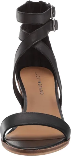 Vista 2 de Lucky Brand Sandalias de tacón con correa al tobillo Ressia para mujer