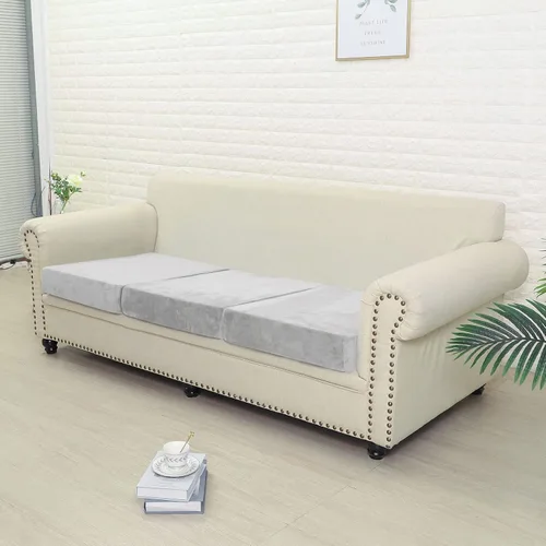 Vista 47 de Jonuiony Funda universal para sofá resistente al desgaste, fundas de terciopelo elástico para cojines separados para sofá, fundas de sofá