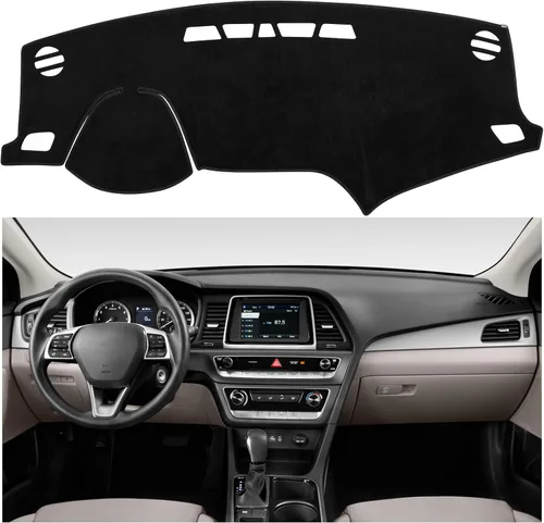 Vista 10 de SPEEDWOW Cubierta Alfombrilla para Tablero de Instrumentos Tapete Alfombra Compatible para Toyota Camry 2002-2006 Alfombrilla para Tablero Cubiertas