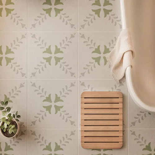 Vista 8 de 2 plantillas de pintura de azulejos de 12 x 12 pulgadas para paredes y suelos, reutilizables, plantillas para pintura, plantillas para decoración