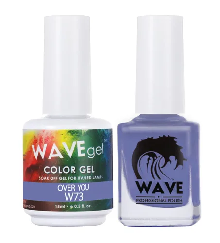 Vista 22 de WAVEGEL - Juego dúo de gel y esmalte de uñas a juego - Colección Simplicity - #P109 Blizzard I 0.5 onzas