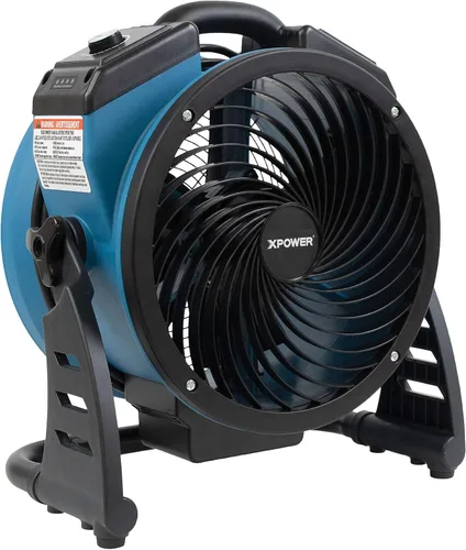 Vista 14 de XPOWER FC-100 - Ventilador industrial de alta velocidad para toda la habitación, circulador de aire, ventilador de piso, velocidad variable