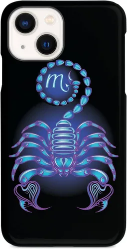 Vista 11 de Inspired Cases - Compatible with iPhone Xs Max Case - 3D Textured Protective Phone Case for Apple iPhone Xs Max - Neon Zodiac - Scorpio