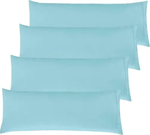 Vista 39 de Elegant Comfort Fundas de almohada sólidas de microfibra de alta calidad hotelera, tejido suave, resistente a las arrugas y a las manchas, fácil