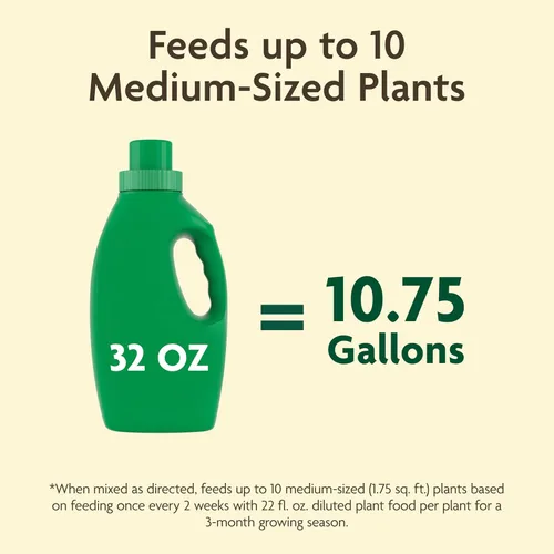 Vista 6 de Miracle-Gro Alimento orgánico para plantas, uso con plantas de interior o exterior, fertilizante líquido orgánico para contenedores y jardines