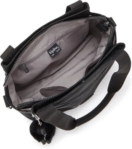 Vista 5 de Kipling Elysia Bolso bandolera convertible sólido, Negro (Black Noir)