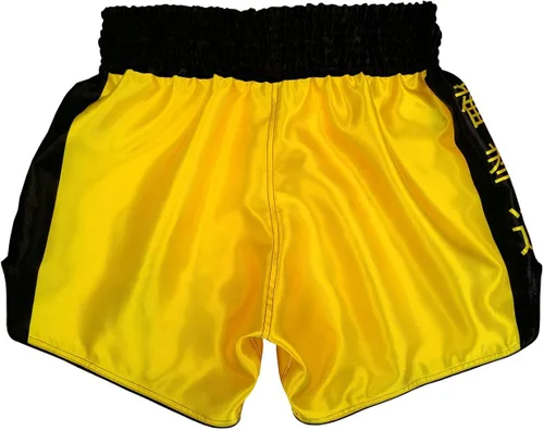 Vista 2 de Muay Thai Shorts Kickboxing Artes Marciales Combate Combate MMA UFC Boxer Boxeo Traje Unisex Blanco