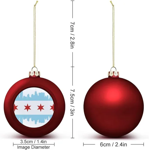 Vista 78 de Boobs Funny Shatterproof Matte Christmas Balls for Tree Wreath Home Decor 1PCS