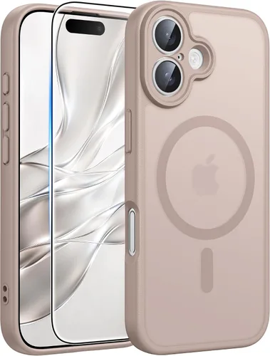 Vista 272 de FNTCASE Funda para iPhone 17 Pro: Fundas delgadas translúcidas de color azul claro compatibles con MagSafe, protección completa de la cámara