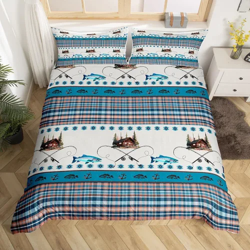 Vista 18 de Juego de ropa de cama con estampado de piel de vaca para niños, juego de funda de edredón con patrón de piel de vaca, juego de funda de edredón